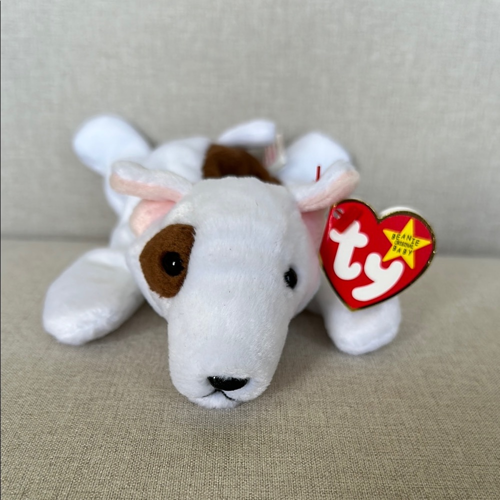 TY Original Beanie Baby Butch the Bull Terrier 1998